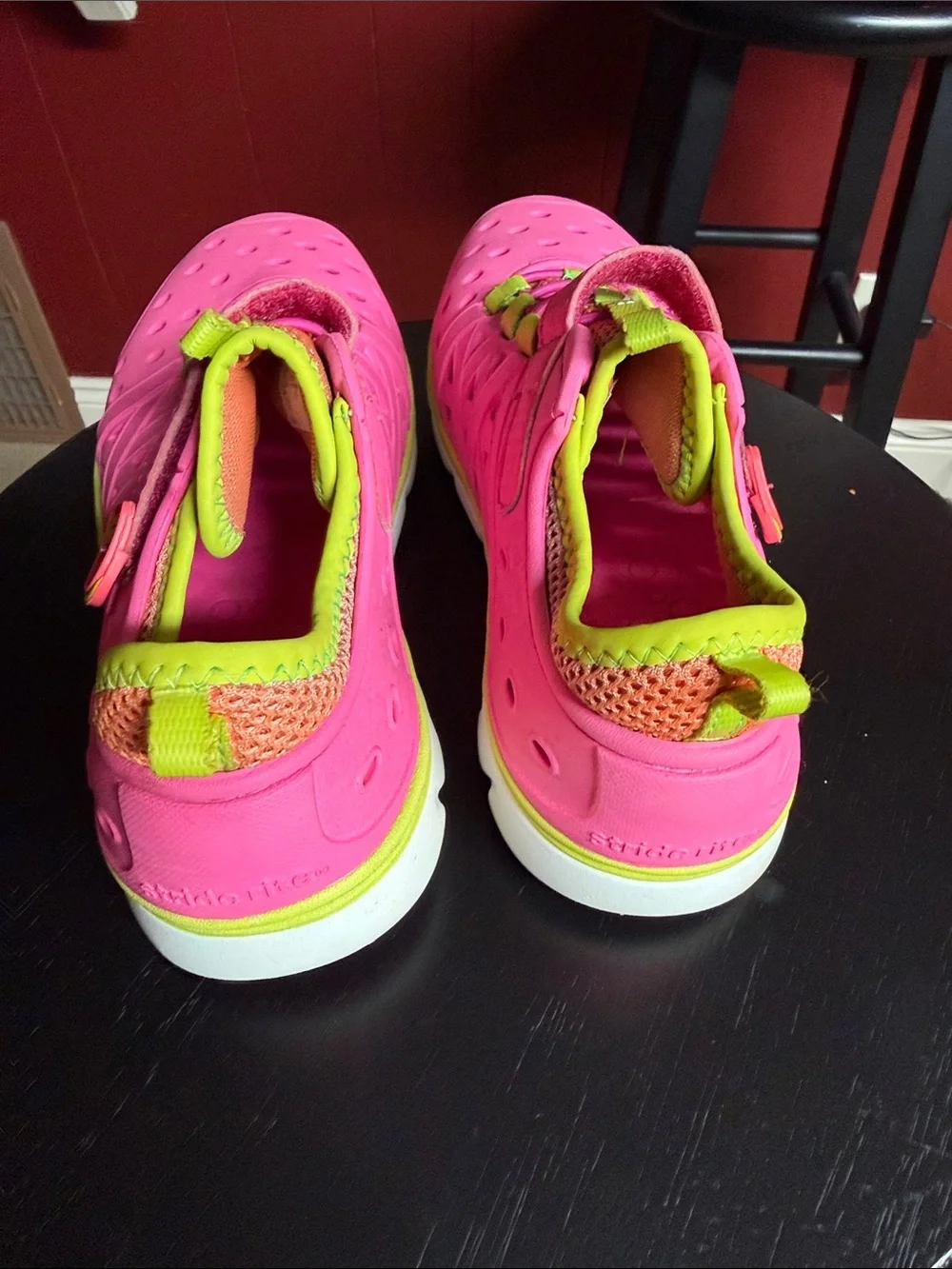 Stride Rite Kids' Pink and Neon Green Water Shoes